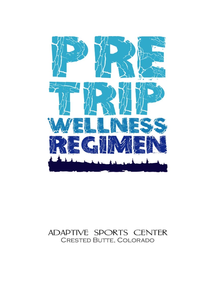 Pre Trip Wellness Regimen Book