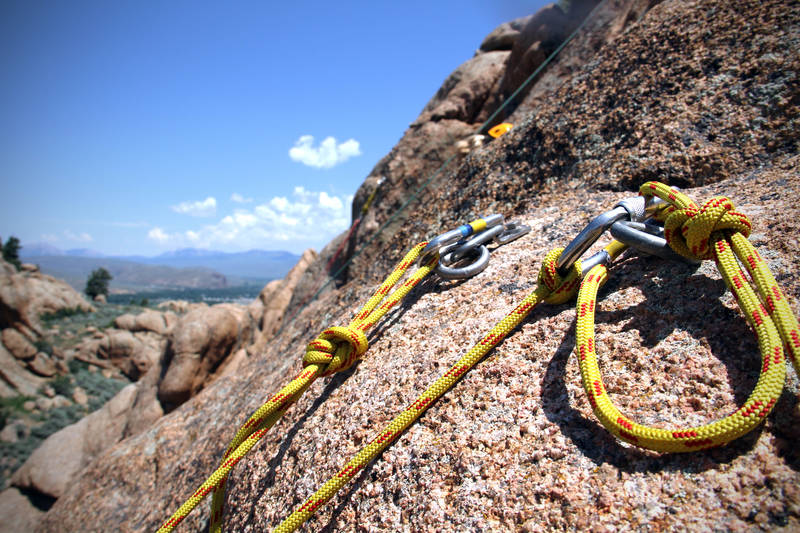 rock climbing ropes