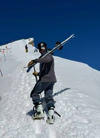 John Hiking the Peak