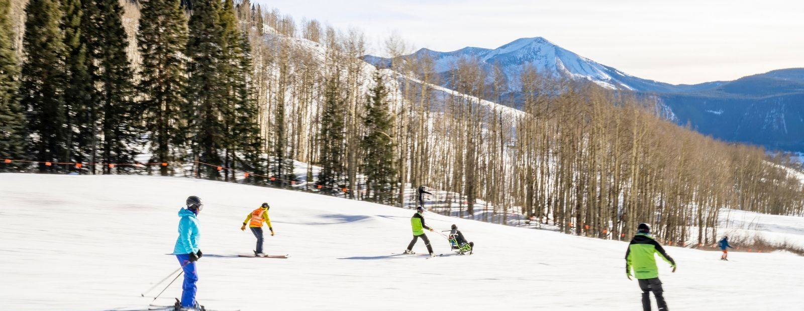 sit ski and stand up ski lessons on painter boy